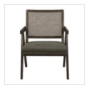 Khaki Green Bergere Lounge Chair