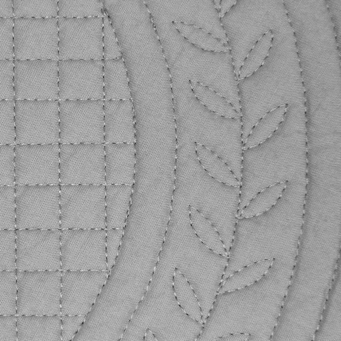 Round Padded Placemat - Light Grey - Set of 6