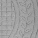 Round Padded Placemat - Light Grey - Set of 6