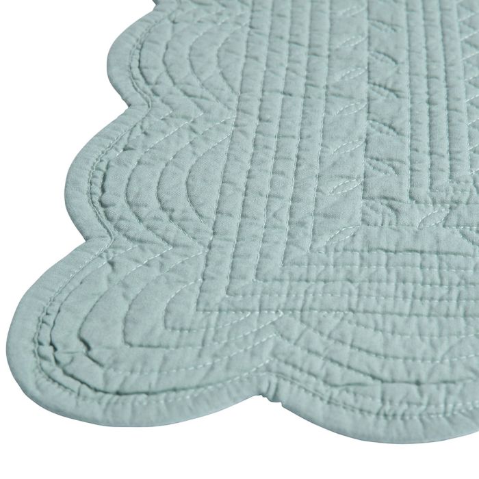 Rectangular Padded Placemat - Sea Green - Set of 6
