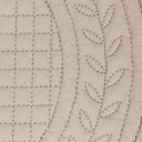 Rectangular Padded Placemat - Beige - Set of 6