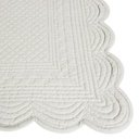 Rectangular Padded Placemat - Light Grey - Set of 6