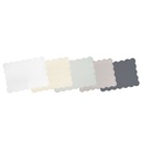 Rectangular Padded Placemat - Ivory - Set of 6