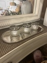 Handmade Oval Silver Tray