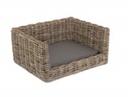 Luxury Rattan Dog Sofa Bed - Small