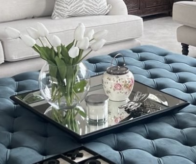 Antique Mirrored Tray