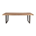 Acacia Wood and Iron Dining Table 240cm