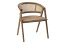 Teak and Rattan Armchair/Occasional Chair