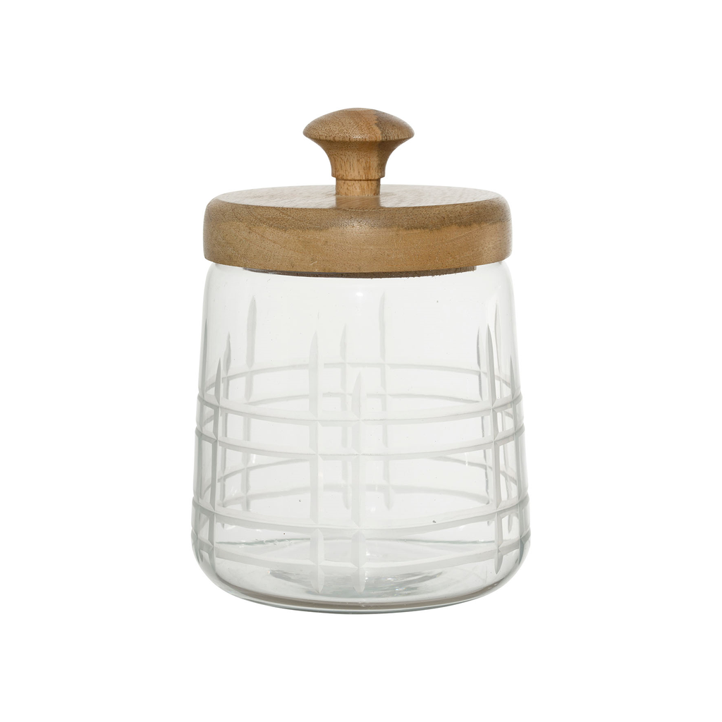 Engraved Jar with Airtight Lid (Small)