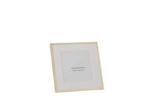 Square Slim Gold Mounted Photo Frame