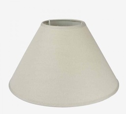 25cm Chinese Coolie Shaped Taupe Linen Lampshade