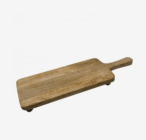 Small Natural Wood Board With Ball Legs 