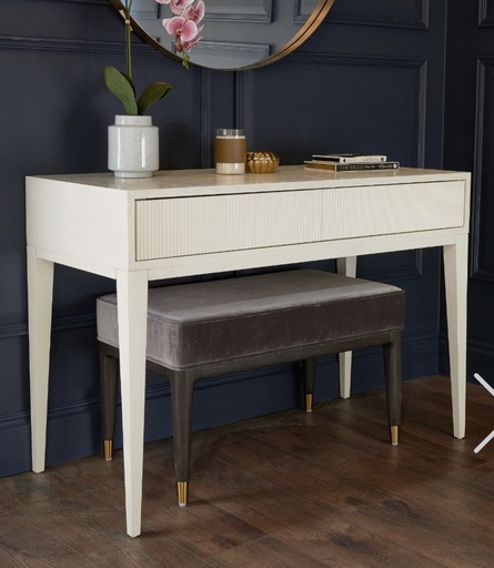 Amur White Finish Dressing Table /Console Table