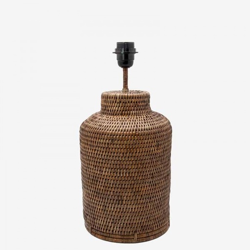 French Colonial Rattan Lamp (Base only)