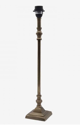Tall Slim Antique Brass Lamp 55cm 