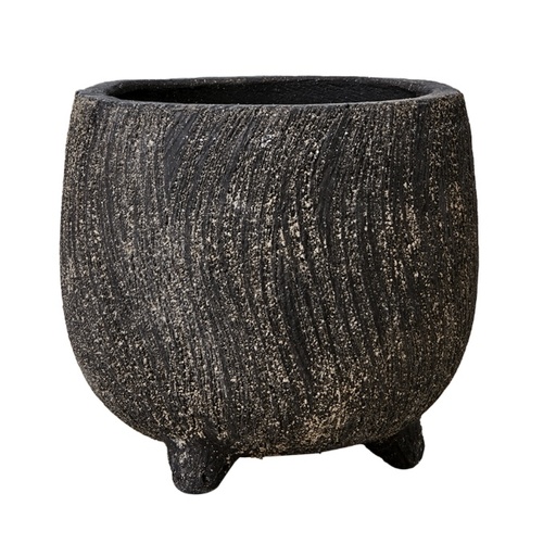 Charcoal Terracotta Pot/Planter 